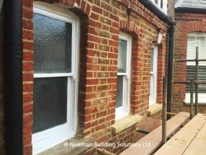Concrete window sills repaired