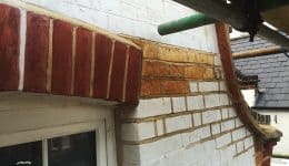 Custom colours expertly mixed to match existing brickwork.