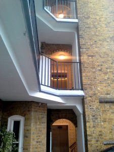 repaired and refurbished balconies