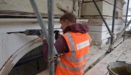repairing bowing masonry