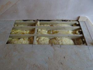 Lateral restraint ties through floor timbers