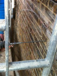 installing masonry-beams and lateral restraint ties