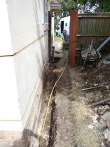trench-dug-for-shire-pile-installation