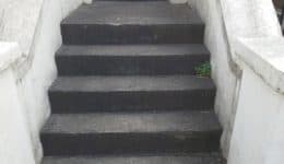 Cracked and unsightly concrete steps